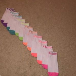 toe and stripe socks